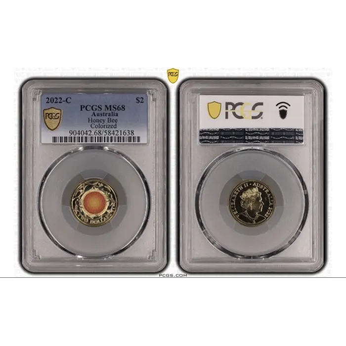 2022 $2 Two Dollars Honey Bee PCGS Graded MS68