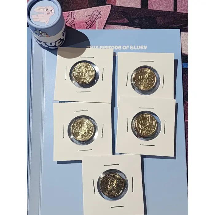 2026 bluey uncirculated coin collection.