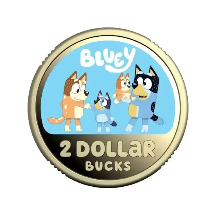 Australia 2026 Bluey Proof Bronze $2 Two Dollar Boxed Coin albr