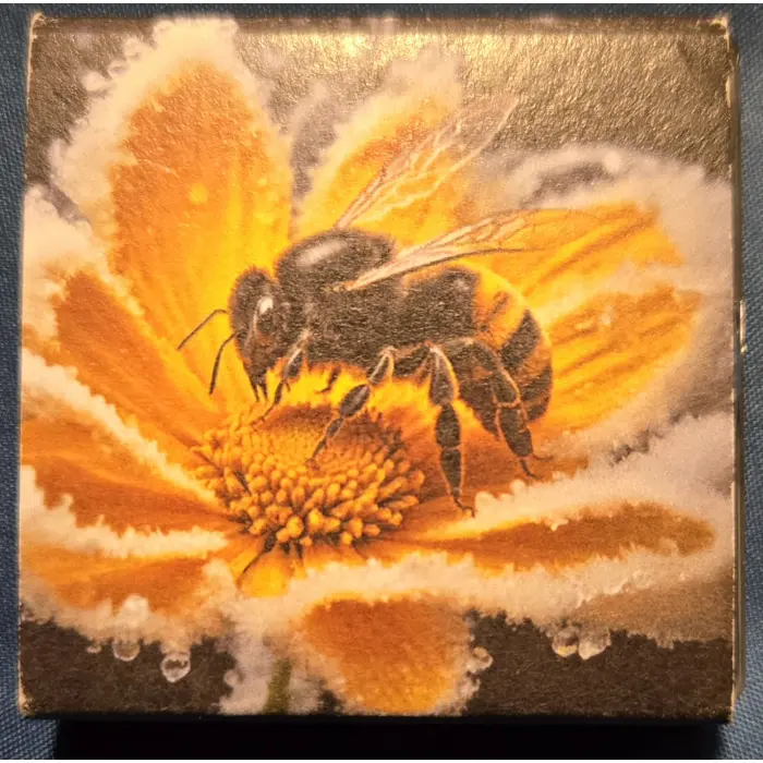 2025 Winter bumble bee 1 oz .999 silver ag $5 Canadian coin COA 13/ 200 low mint