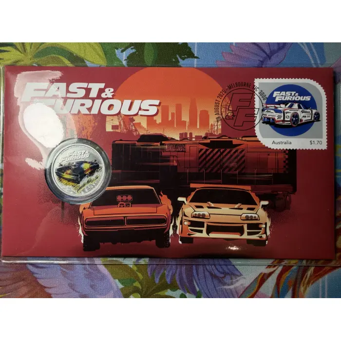 2025 Fast and Furious Postal Numismatic Cover (PNC)