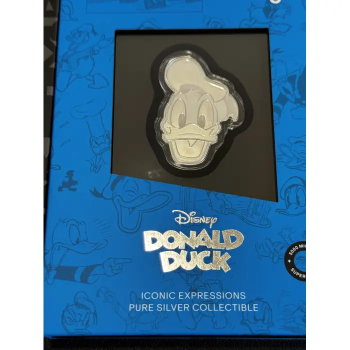 2026 Mickey and Donald Duck Agoro Niue 1/2 oz Proof Iconic Expressions