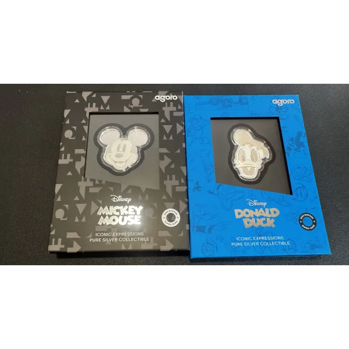 2026 Mickey and Donald Duck Agoro Niue 1/2 oz Proof Iconic Expressions