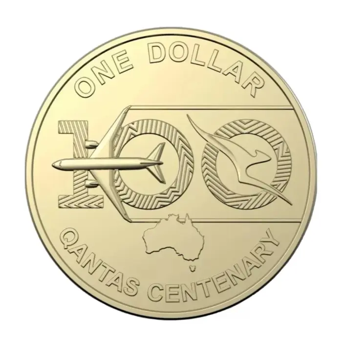 $1 2020 100 Years Qantas Centenary NEW UNC from RAM  bag AUS One Dollar Coin