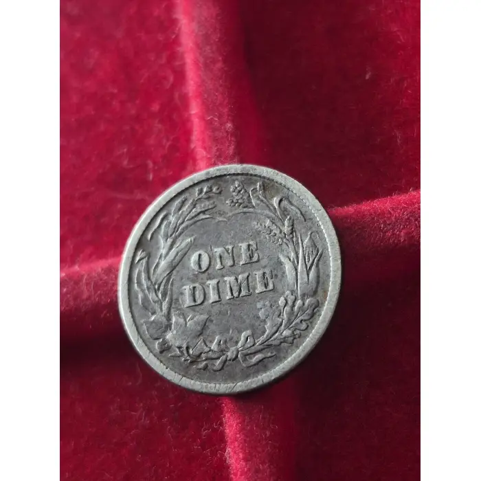 1898 "BARBER" DIME USA 🇺🇸 (90% SILVER)