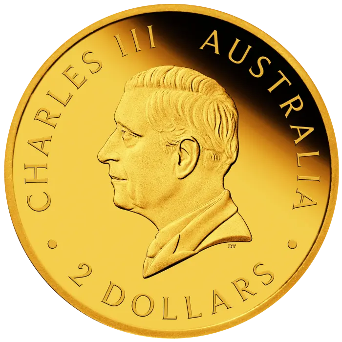 Australia Kangaroo 2026 $2 Mini Roo 0.5g Gold Proof Coin in Card