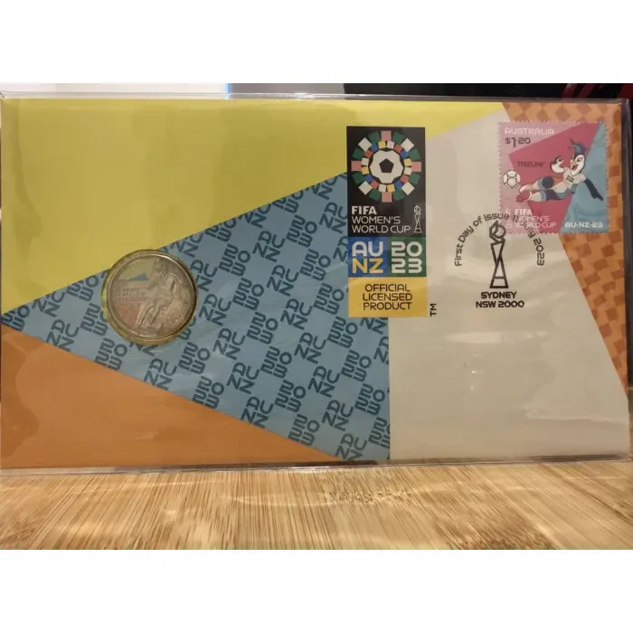 2023 ⚽ FIFA Women’s World Cup Australia-New Zealand $1 Envelope Privy Mark PNC💥