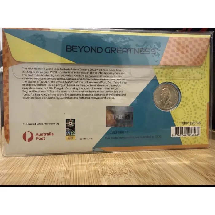 2023 ⚽ FIFA Women’s World Cup Australia-New Zealand $1 Envelope Privy Mark PNC💥