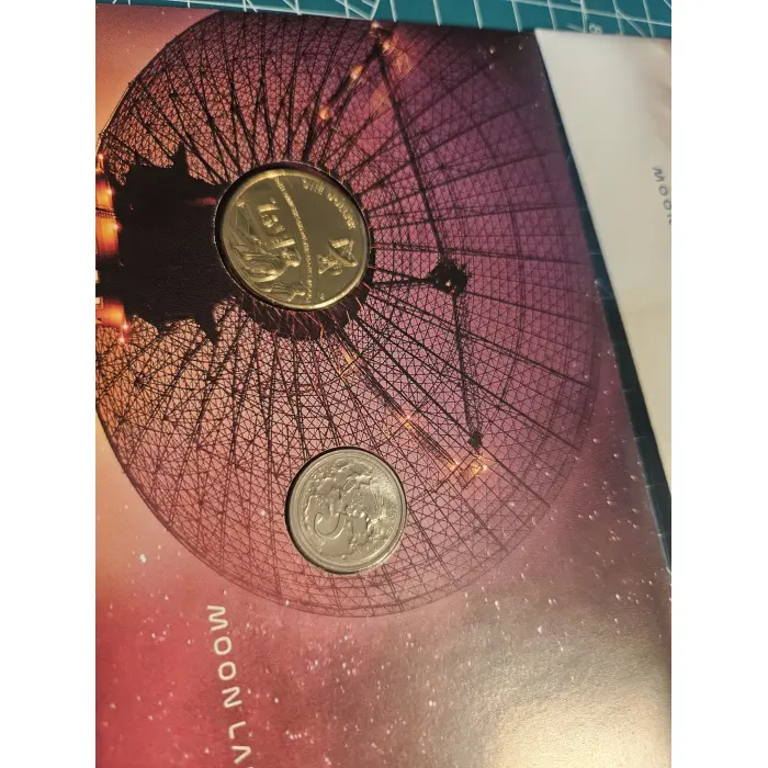 2019 moon landing pnc pair, with sound effects (Neil Armstrong's voice) 