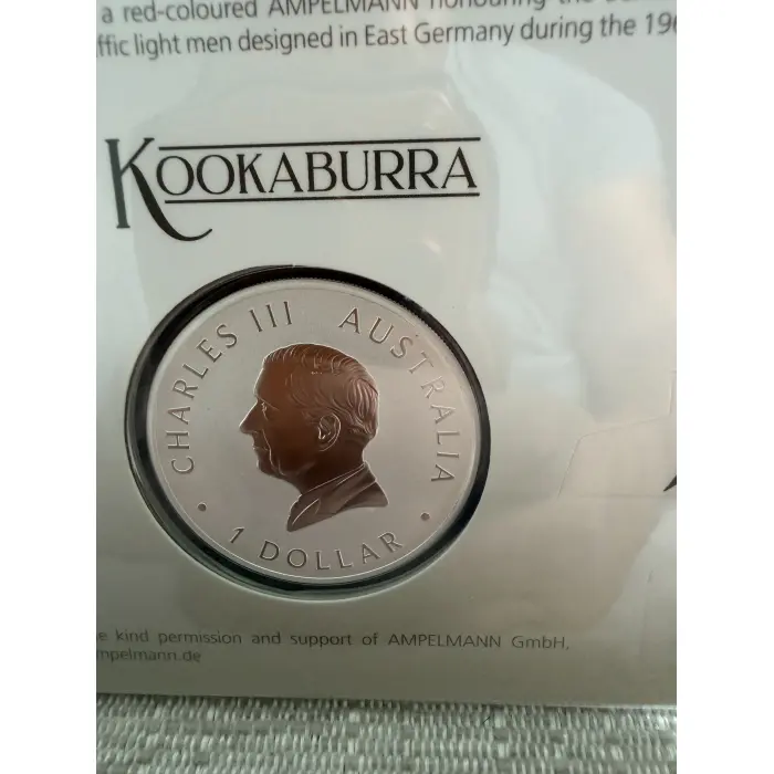 2025 $1 Berlin WMF Kookaburra 1oz Silver Coin - Limited Mintage 2500