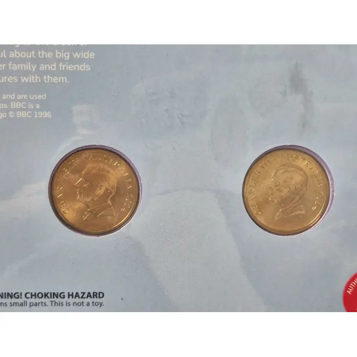 2024 $1 Coloured Bluey 2 Coin Limited Edition PNC
