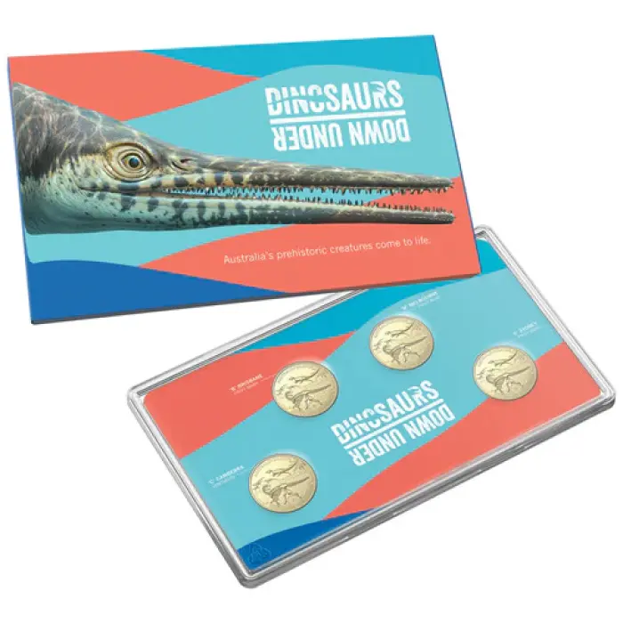 Dinosaurs Down Under coins, 2022 (Royal Australian Mint) SET