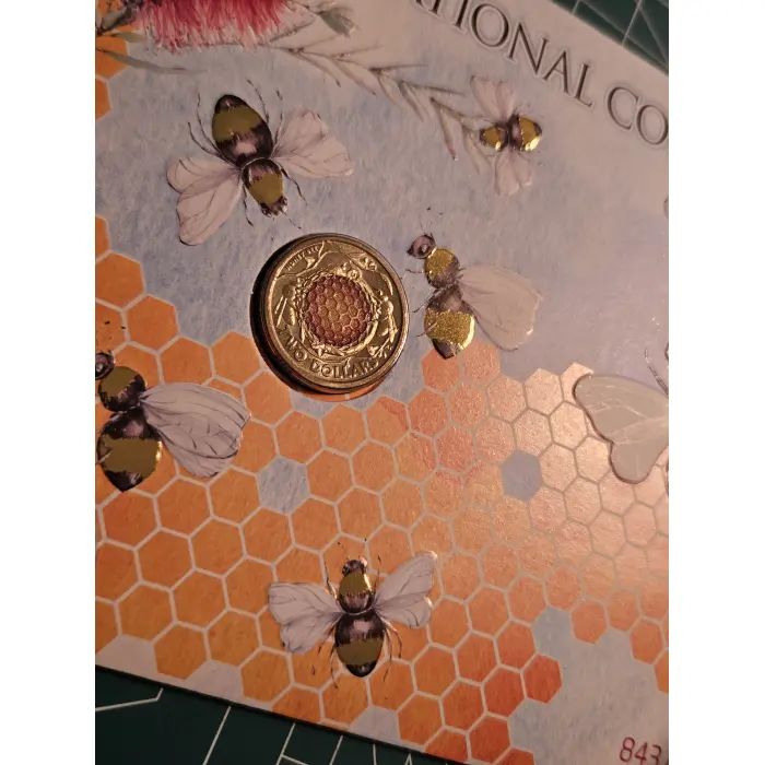 International coin of the year pnc $2 honey bee private issue