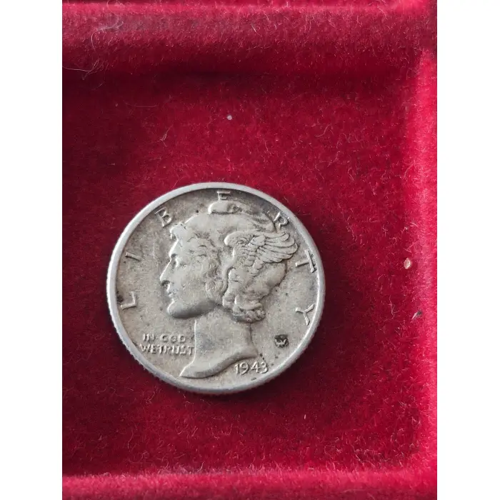 1943 S "MURCURY" DIME USA 🇺🇸 (WWII 90% SILVER)
