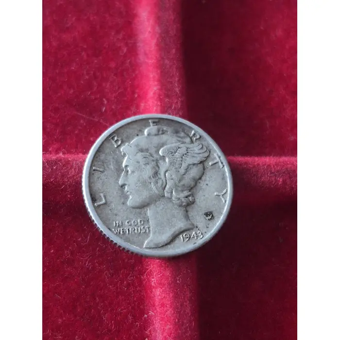 1943 S "MURCURY" DIME USA 🇺🇸 (WWII 90% SILVER)