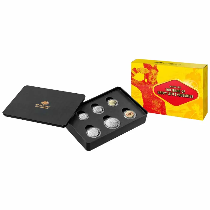Vegemite Centenary - Proof Year Set 2023 2023 Proof 6 Coin Collection including $1 and more