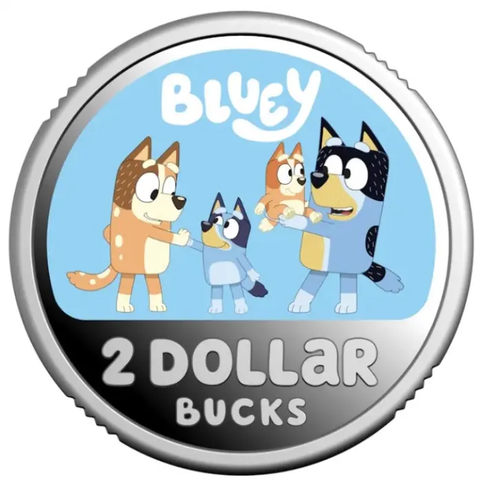🐶2026 ‘Bluey’ Fine Silver $2 Coloured Proof Coin🐶