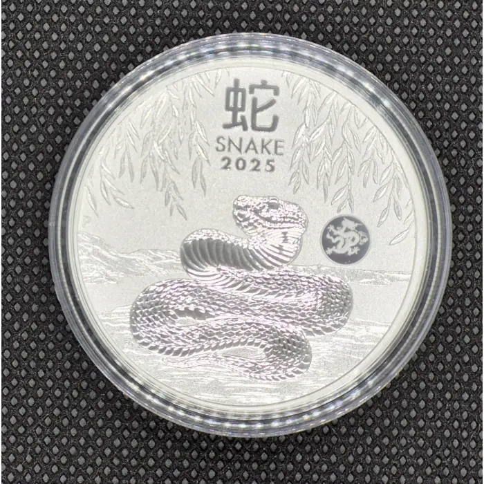 2025 Silver Lunar Snake Bullion 
