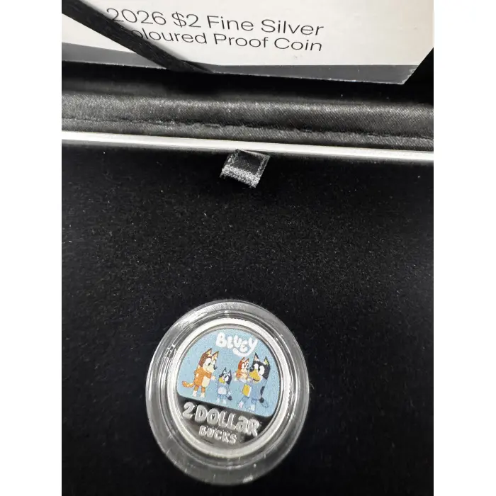 2026 Bluey silver proof coin