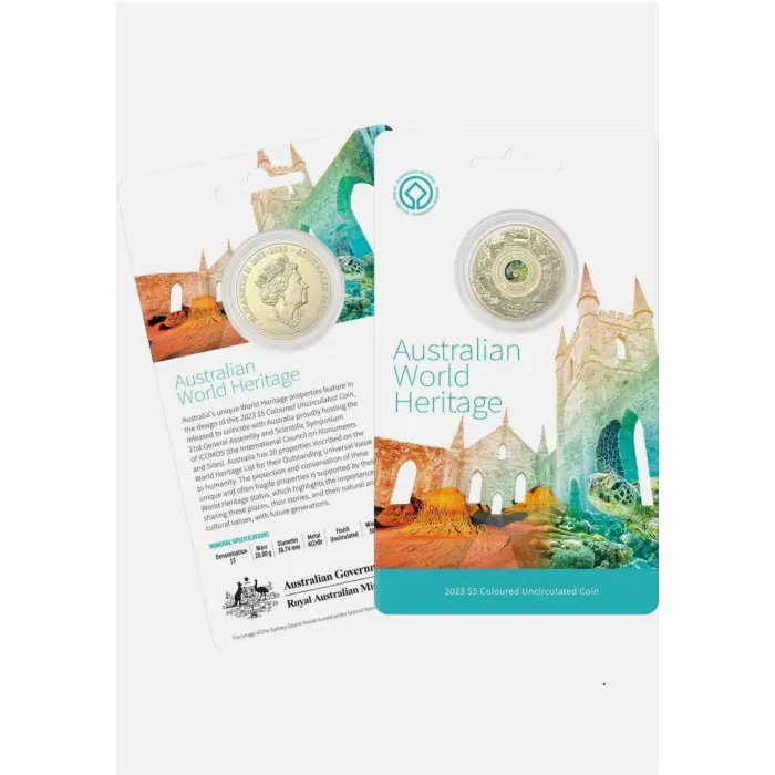 Australian World Heritage $5 coin 