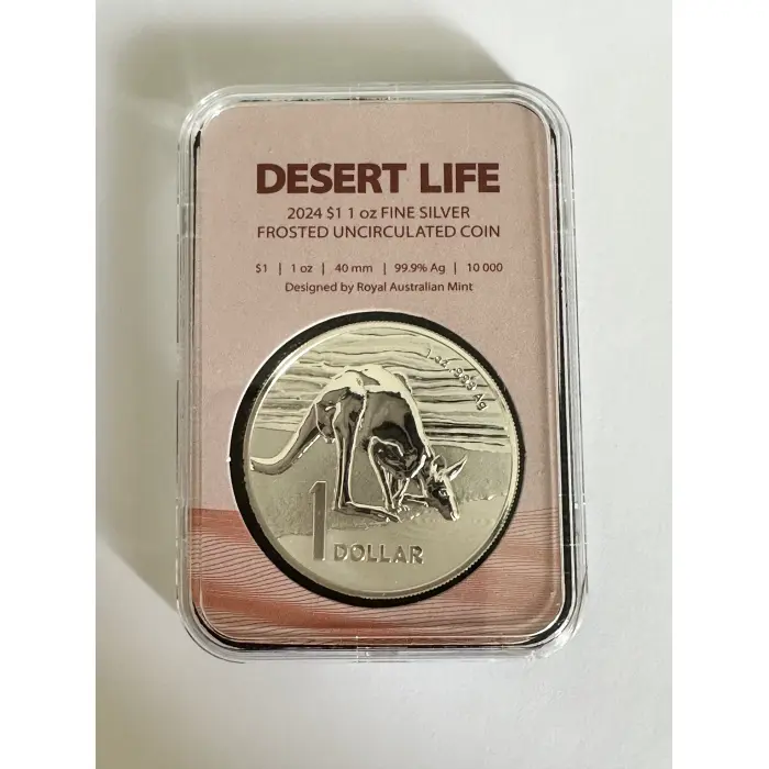 2024 Desert Life Kangaroo Series 1oz 