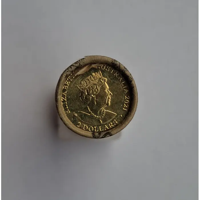 2021 $2 Ambulance Services- Premium H/T Coloured Mint Roll (25 Coins)