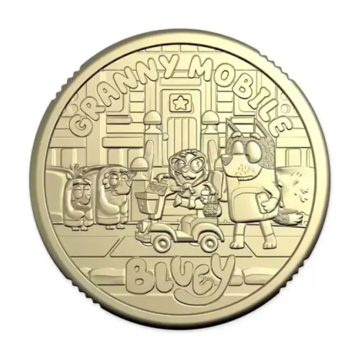 2026 BLUEY $2 PRIVY MARK Granny Mobile