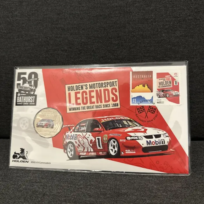 2018 PNC Holden VX Commodore 50c - Bathurst Wins - Motorsport Legends coloured
