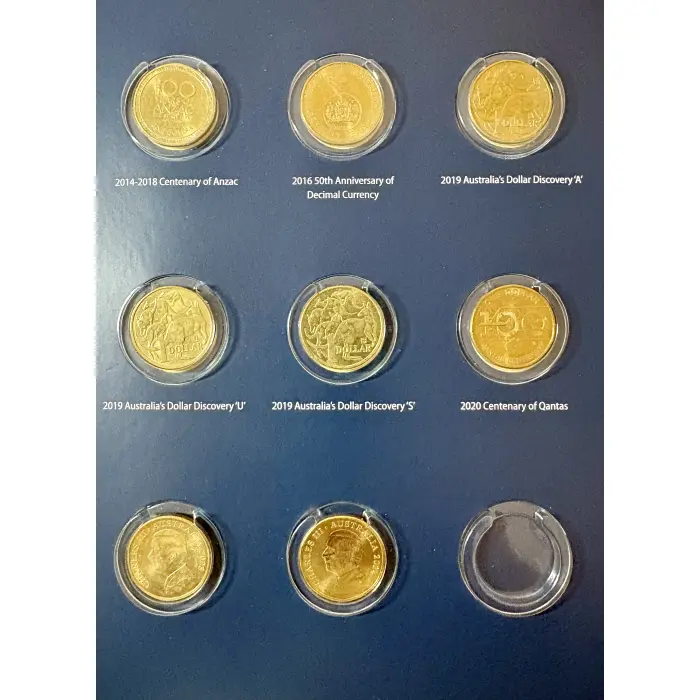 $1 coin collection Folder complete 