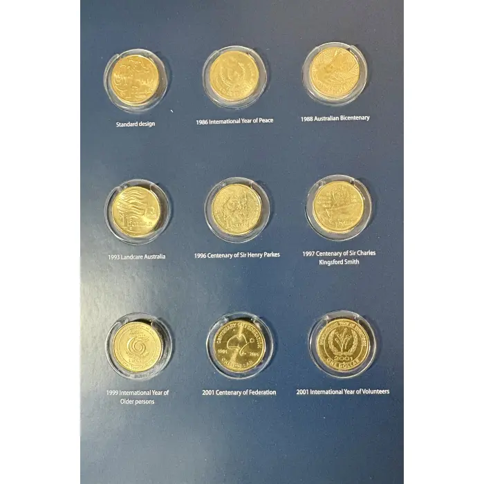 $1 coin collection Folder complete 