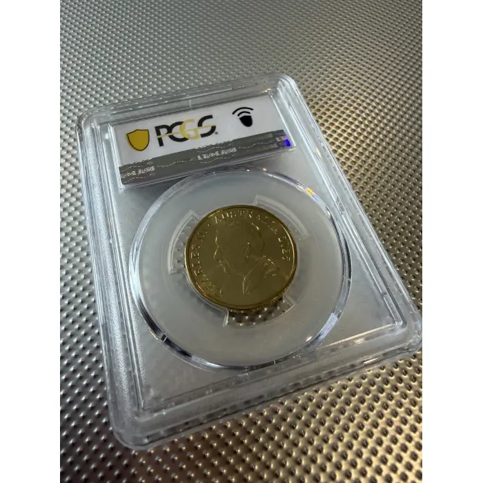 2025 $1 Bluey Christmas Colorised coin PCGS MS68