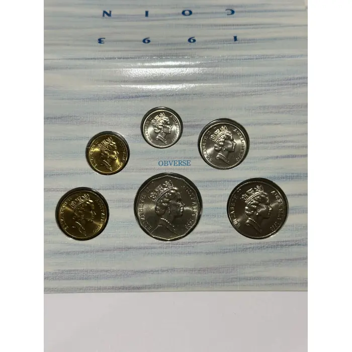 1993 uncirculated coin set landcare dollar
