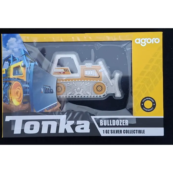 2026 Tonka Bulldozer Agoro 1oz Silver Proof Coin 
