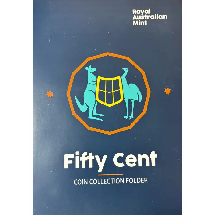 50 cent Coin Collection Folder Complete