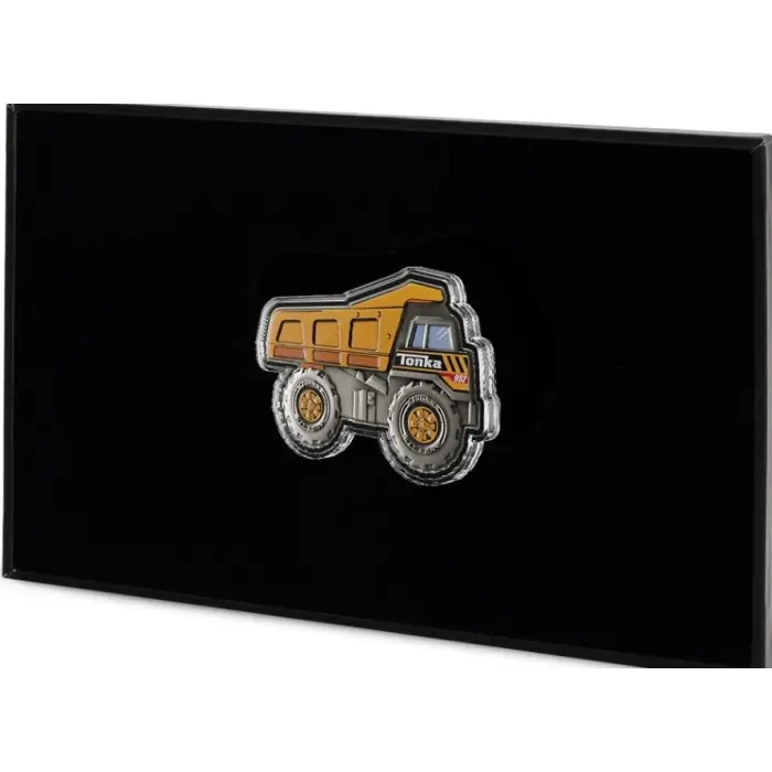 🚛 Tonka Dump Truck 1oz Silver Collectible Coin 🚛Agoro / Limited Mintage 1000 