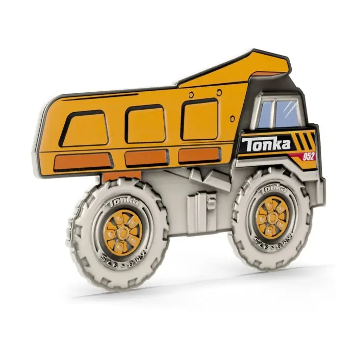 🚛 Tonka Dump Truck 1oz Silver Collectible Coin 🚛Agoro / Limited Mintage 1000 