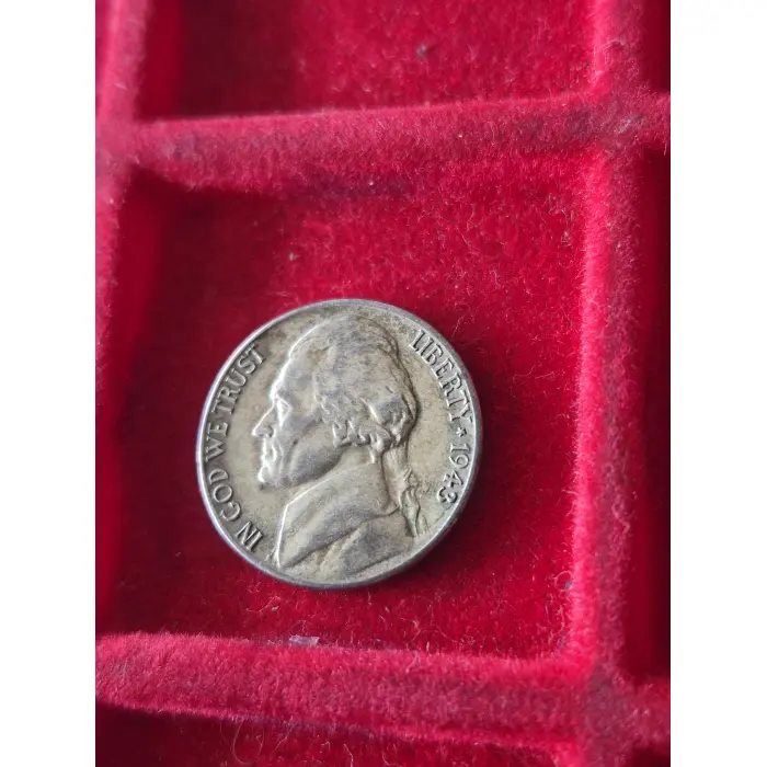 1943 S "SILVER WAR NICKEL" USA 🇺🇸  (SILVER)