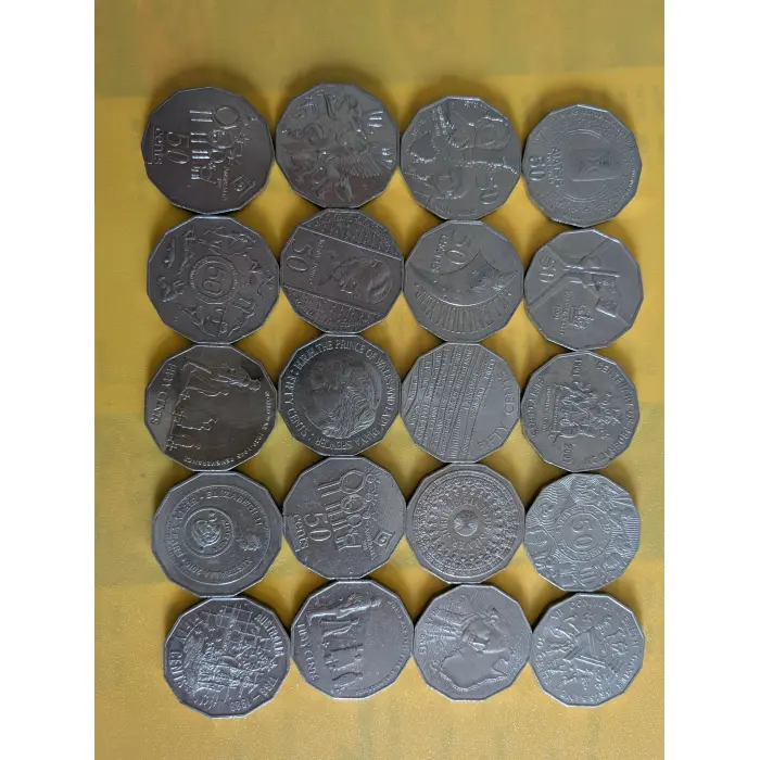 50c circulated coin bundle