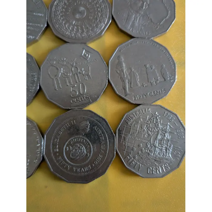 50c circulated coin bundle