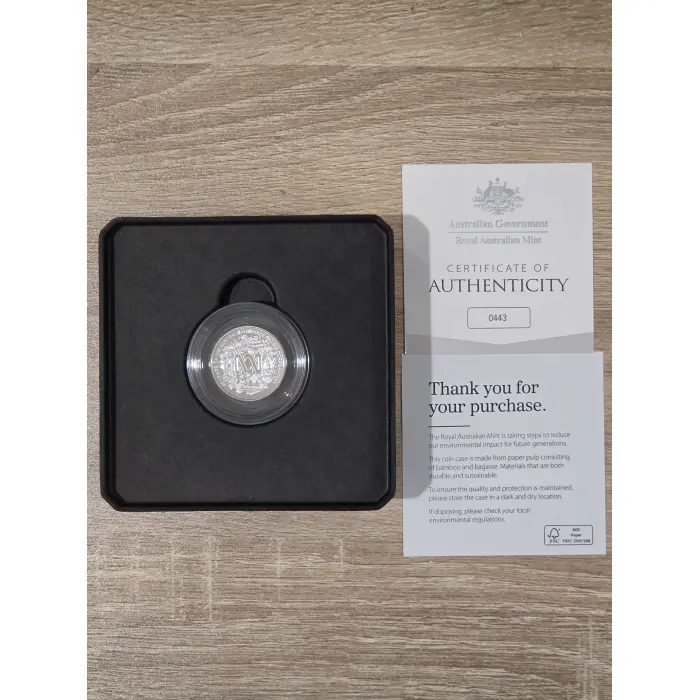 2022 $1 90th Anniversary Of The ABC 1/2oz Silver Proof Coin