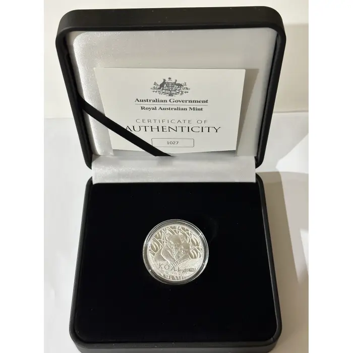 2025 $5 1oz High Relief Proof Coin Koala Series