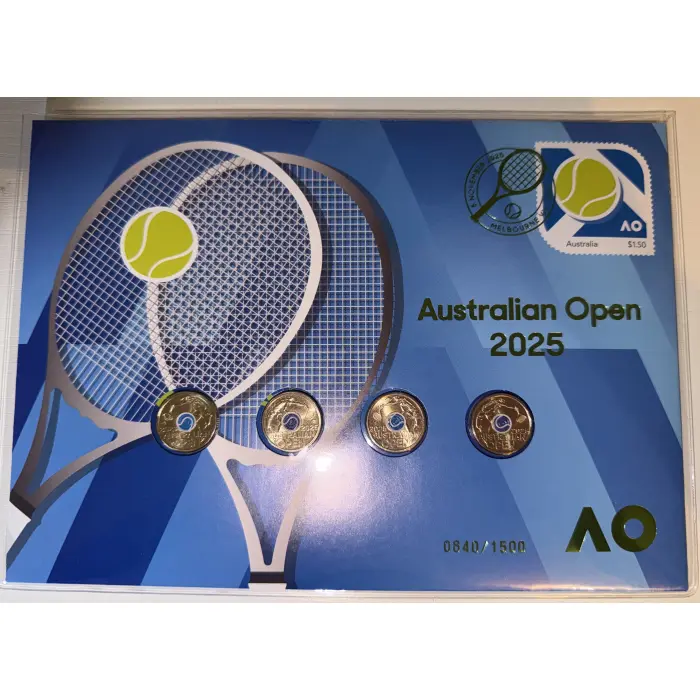 2025 Australian Open 4 - coin PNC  840/1500