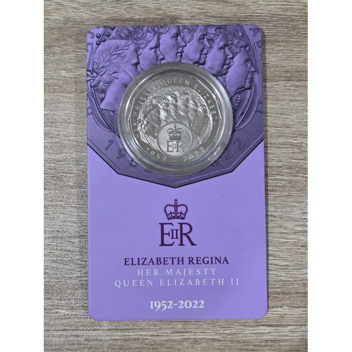 50c 2023 Elizabeth Regina HM Queen Elizabeth II Commemoration UNC