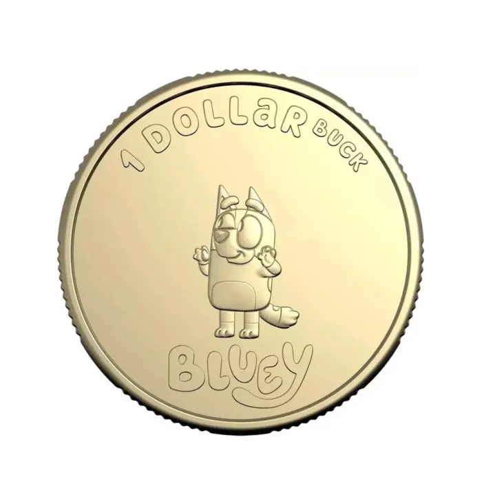 2024 $1 Bluey Dollarbuck (Bingo design) Till Coin bag (20 x $1 Coins)