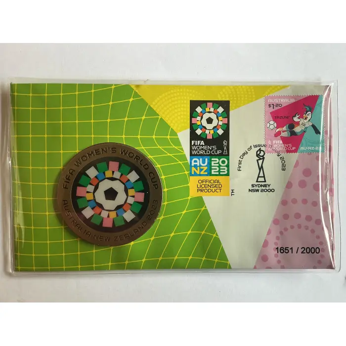 2023 FiFi women’s cup  carded medallion 
