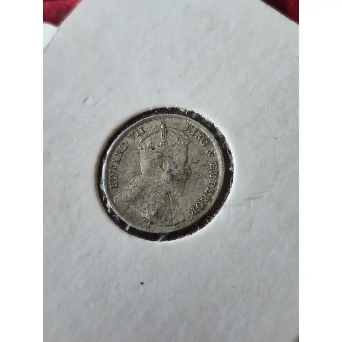 1909 10 CENT CEYLON (SILVER)