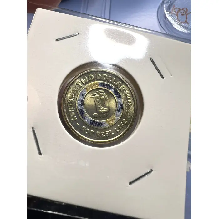 🔥2026 Bluey $2 Folder Tube FULL Set 7 coins  Inc 2 Coloured Till Coins (Opened)