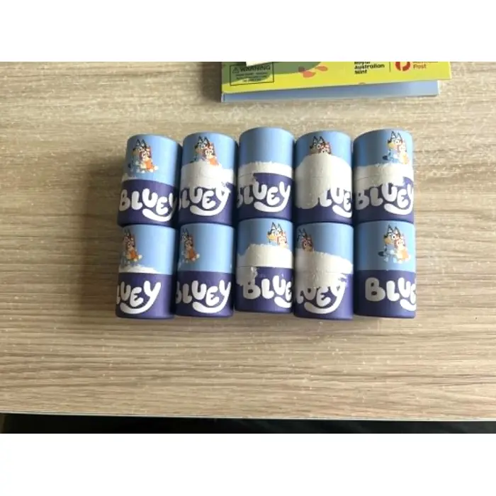 🔥2026 Bluey $2 Folder Tube FULL Set 7 coins  Inc 2 Coloured Till Coins (Opened)