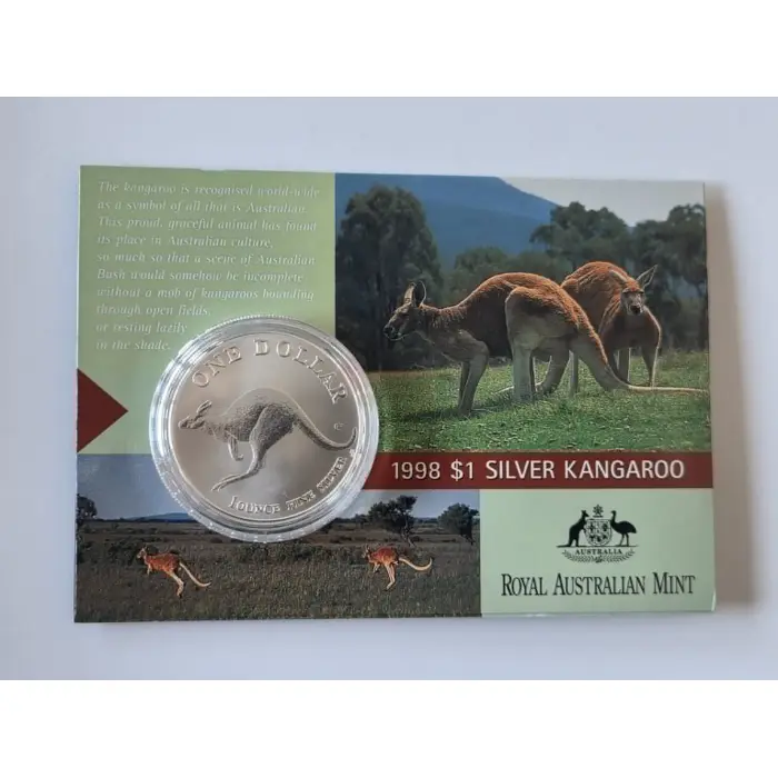 1998 Silver Kangaroo 0.999 1 ounce silver