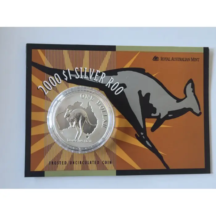 2000 Silver Kangaroo 0.999 1 ounce silver